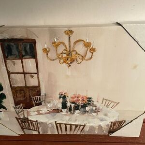 ART, Canvas,French Country Dining Painting, Shabby Chic, Cottage, Rustic…